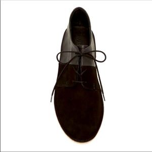 Vince Irene Suede/Leather Lace-up Shoes